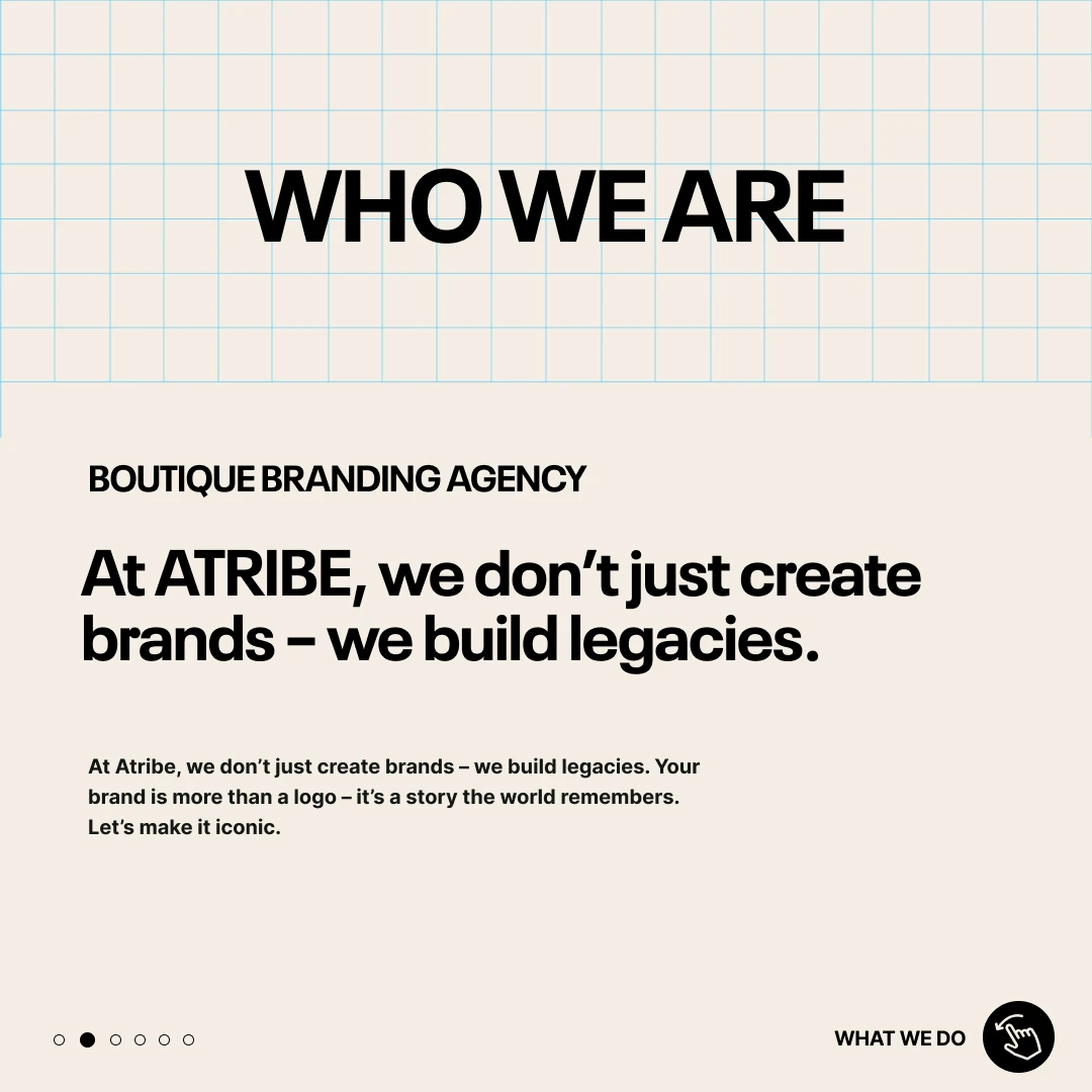 ATRIBE Who We Are boutique branding agency introduction