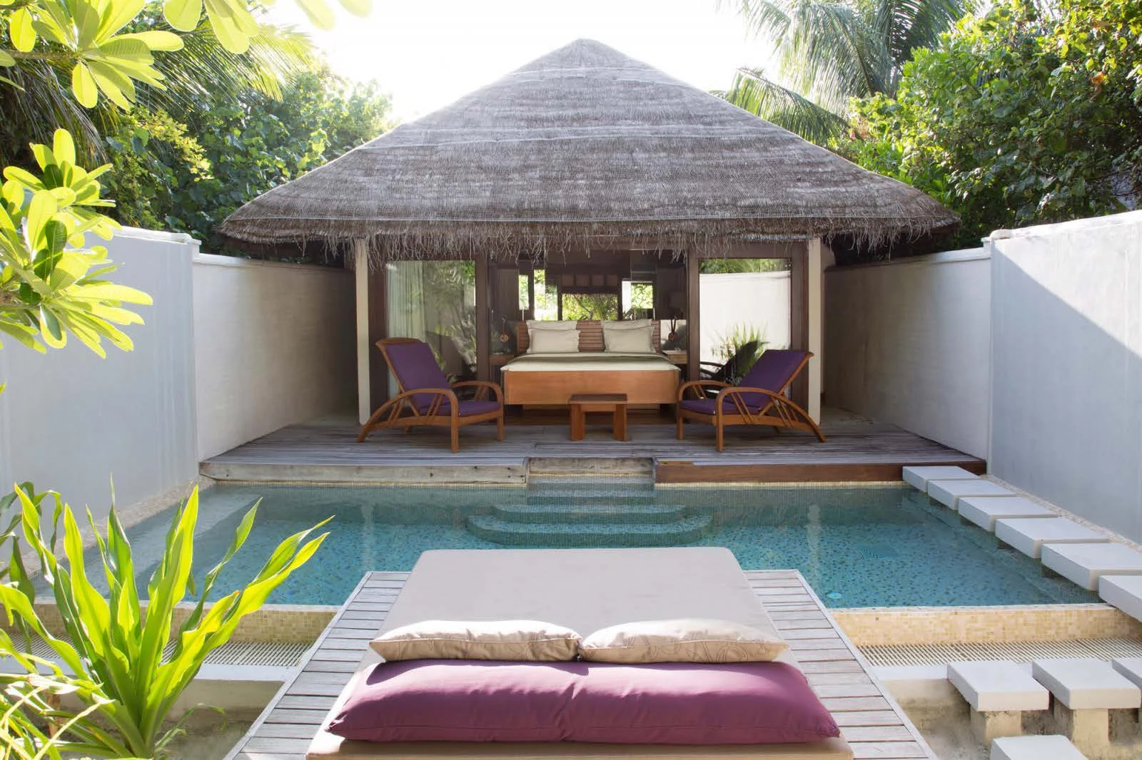 Tropical villa and pool from the Expert Property Asia brand presentation